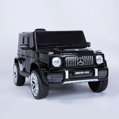 Mercedes G63 AMG Elettrica per Bambini 12V Fuoristrada Nero