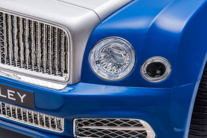 Auto Elettrica per Bambini Bentley Mulsanne 12V con Telecomando Blu