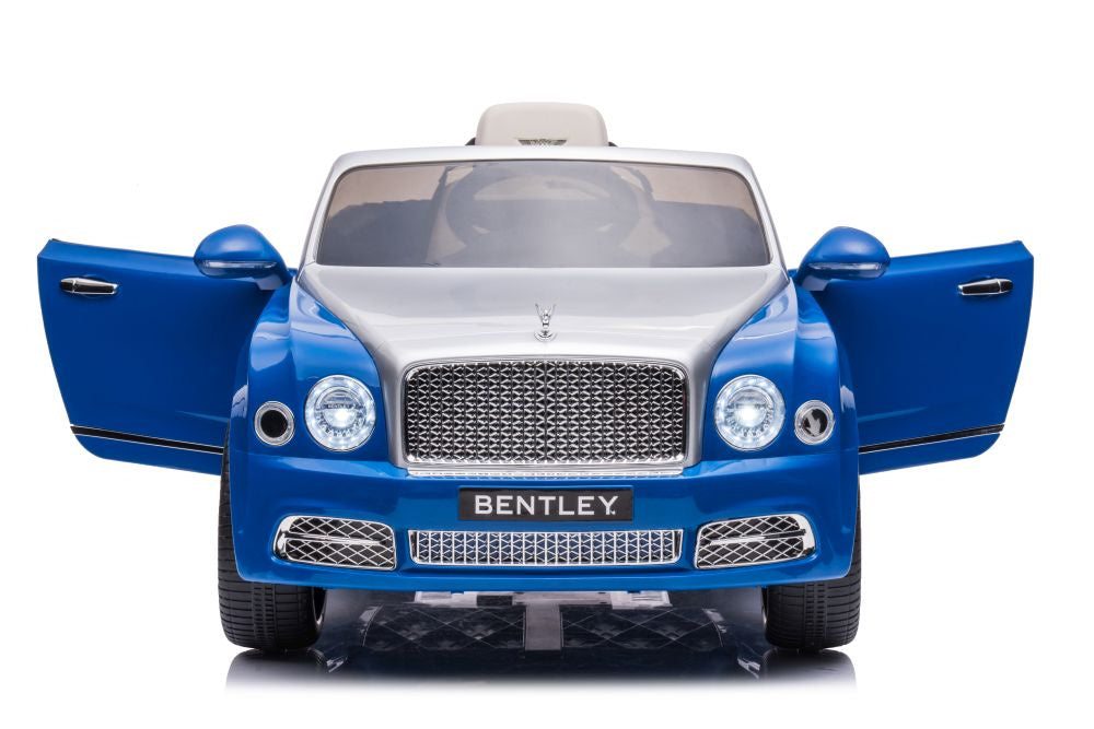 Auto Elettrica per Bambini Bentley Mulsanne 12V con Telecomando Blu