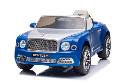 Auto Elettrica per Bambini Bentley Mulsanne 12V con Telecomando Blu