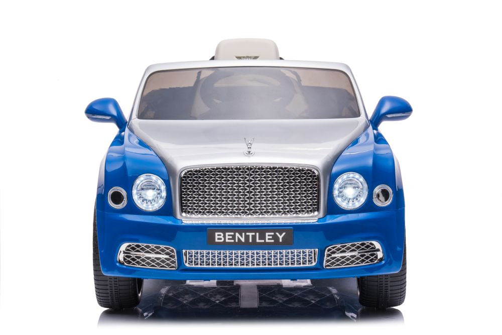 Auto Elettrica per Bambini Bentley Mulsanne 12V con Telecomando Blu