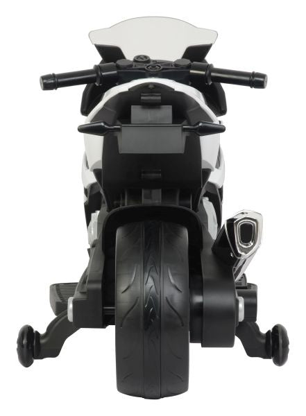 Moto Elettrica per Bambini BMW S1000RR con Rotelle Bianca