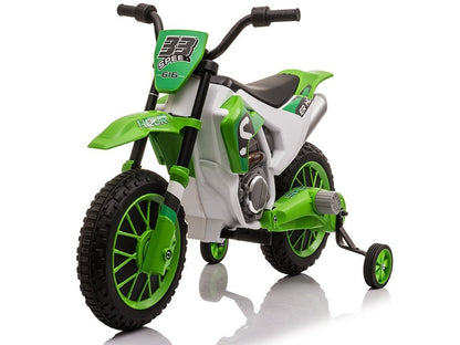 Moto Cross Elettrica per Bambini XMX616 12V con Rotelle