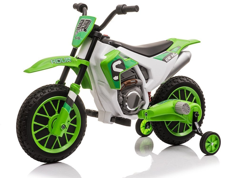 Moto Cross Elettrica per Bambini XMX616 12V con Rotelle