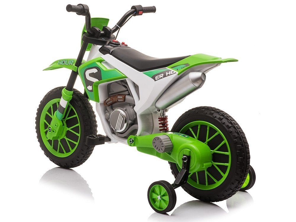 Moto Cross Elettrica per Bambini XMX616 12V con Rotelle