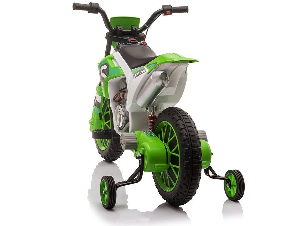 Moto Cross Elettrica per Bambini XMX616 12V con Rotelle