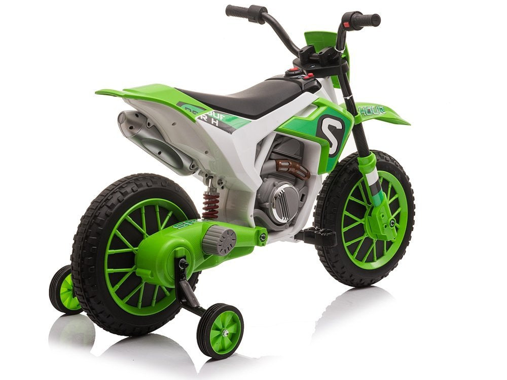 Moto Cross Elettrica per Bambini XMX616 12V con Rotelle
