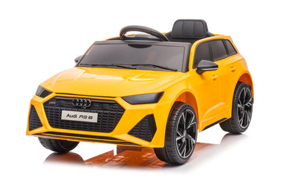 Auto Elettrica per Bambini Audi RS6 BRD-2118 12V Gialla