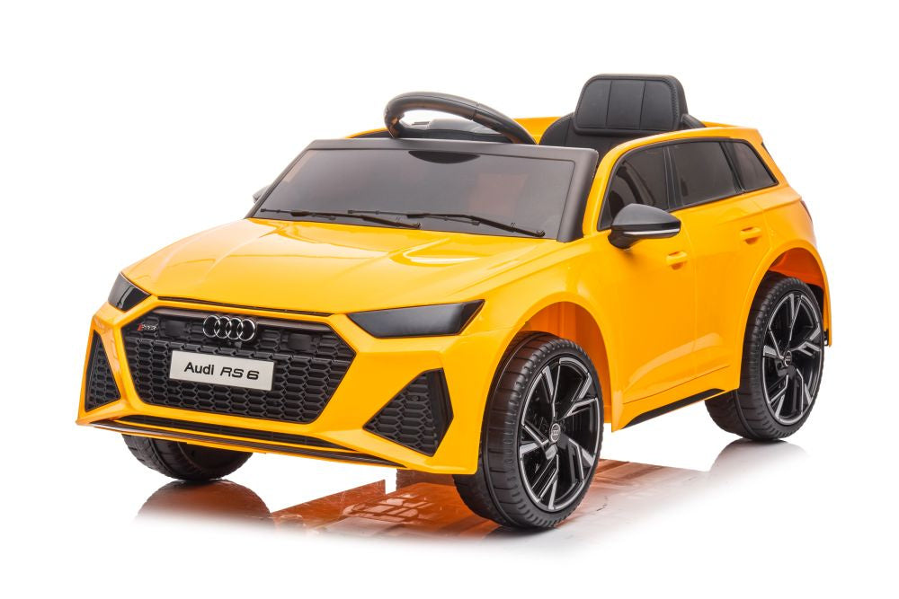 Auto Elettrica per Bambini Audi RS6 BRD-2118 12V Gialla