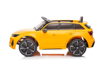 Auto Elettrica per Bambini Audi RS6 BRD-2118 12V Gialla