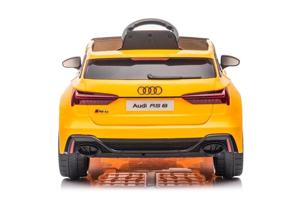Auto Elettrica per Bambini Audi RS6 BRD-2118 12V Gialla