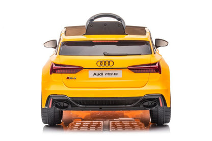 Auto Elettrica per Bambini Audi RS6 BRD-2118 12V Gialla
