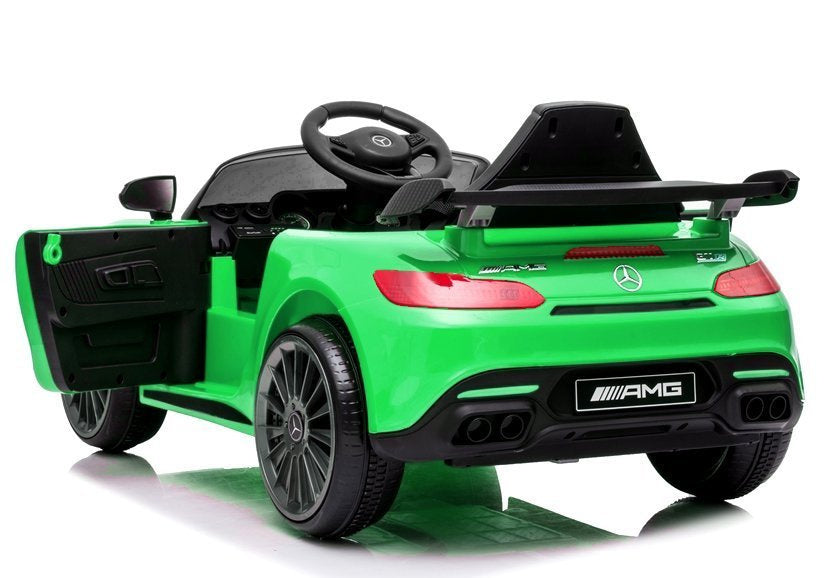 Auto Elettrica per Bambini Mercedes AMG GT R 12V con Telecomando Verde