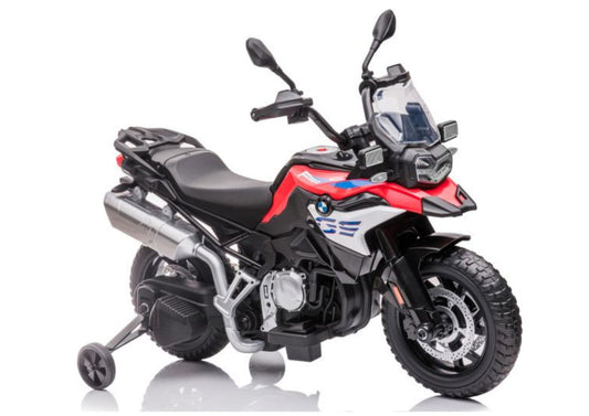 Moto Elettrica per Bambini JT5002A 12V con Rotelle Rossa