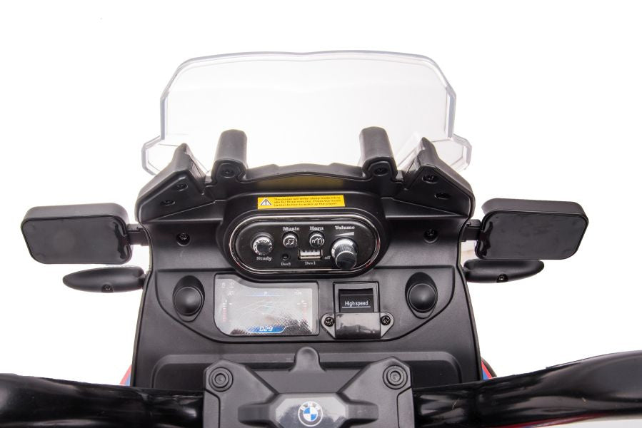 Moto Elettrica per Bambini JT5002A 12V con Rotelle Rossa