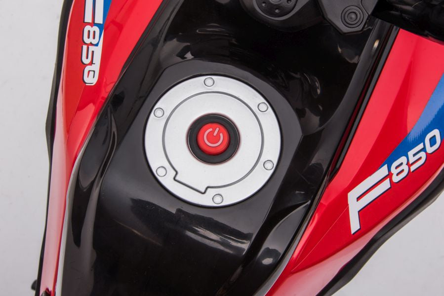 Moto Elettrica per Bambini JT5002A 12V con Rotelle Rossa