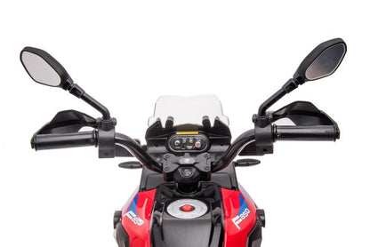 Moto Elettrica per Bambini JT5002A 12V con Rotelle Rossa