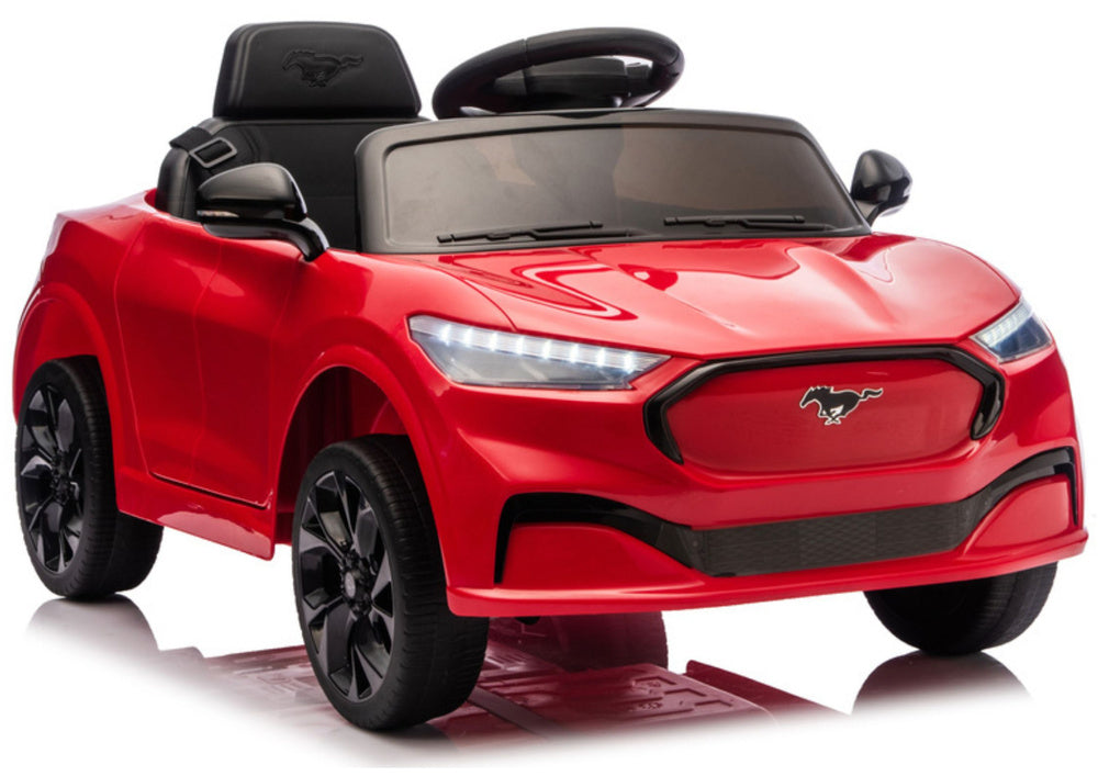 Auto Elettrica per Bambini Ford Mustang Mach-E 24V con Telecomando Rossa