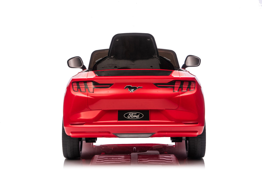 Auto Elettrica per Bambini Ford Mustang Mach-E 24V con Telecomando Rossa