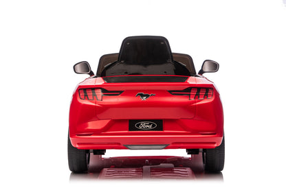 Auto Elettrica per Bambini Ford Mustang Mach-E 24V con Telecomando Rossa
