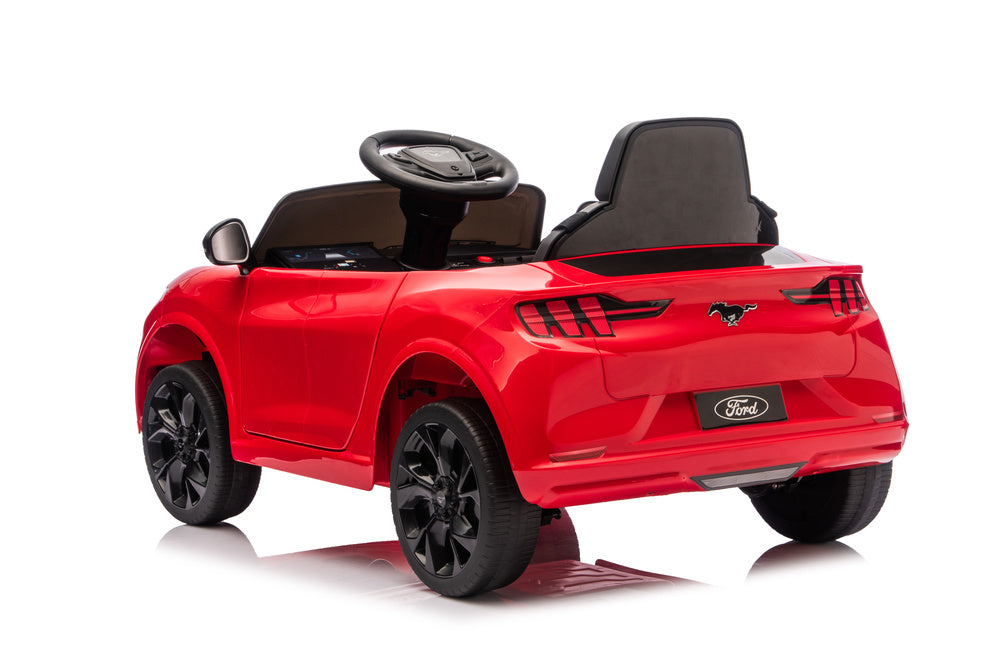Auto Elettrica per Bambini Ford Mustang Mach-E 24V con Telecomando Rossa