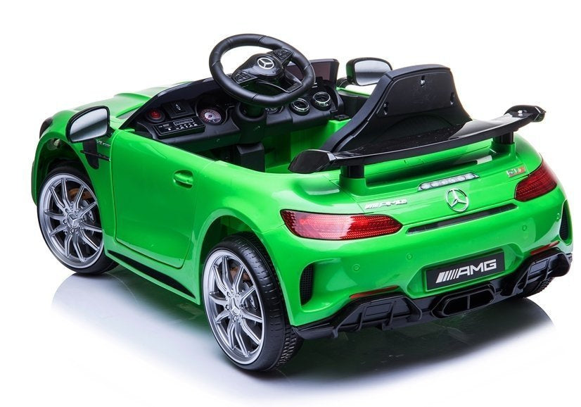 Auto Elettrica per Bambini Mercedes AMG GTR 12V con Telecomando Verde