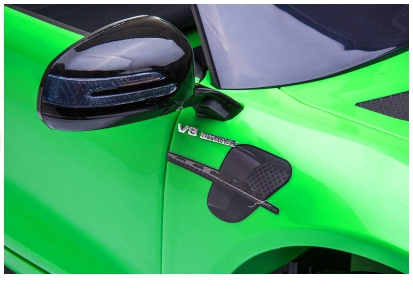 Auto Elettrica per Bambini Mercedes AMG GTR 12V con Telecomando Verde