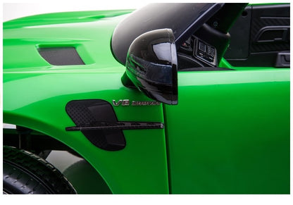 Auto Elettrica per Bambini Mercedes AMG GTR 12V con Telecomando Verde