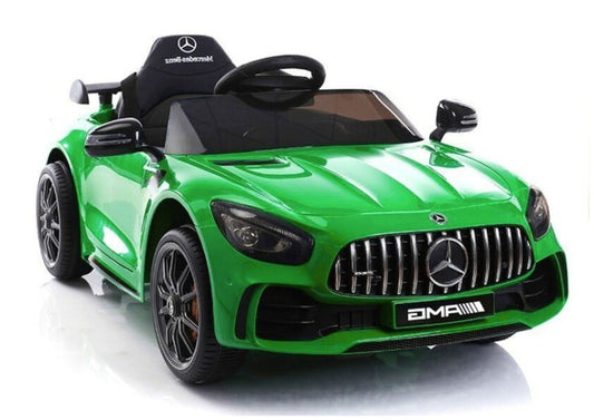 Auto Elettrica per Bambini Mercedes AMG GTR 12V con Telecomando Verde