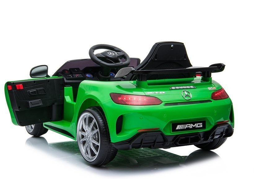 Auto Elettrica per Bambini Mercedes AMG GTR 12V con Telecomando Verde