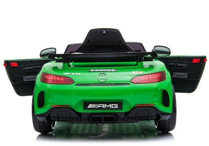 Auto Elettrica per Bambini Mercedes AMG GTR 12V con Telecomando Verde