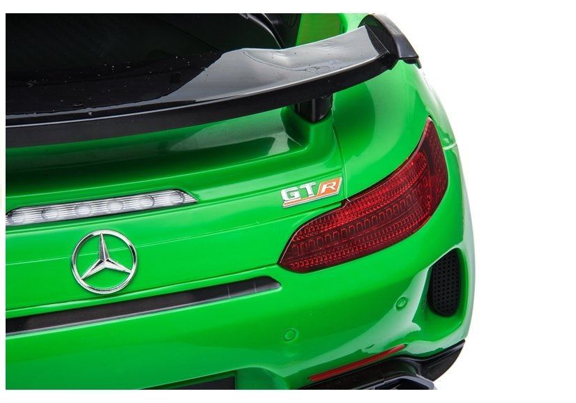 Auto Elettrica per Bambini Mercedes AMG GTR 12V con Telecomando Verde