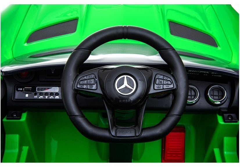 Auto Elettrica per Bambini Mercedes AMG GTR 12V con Telecomando Verde