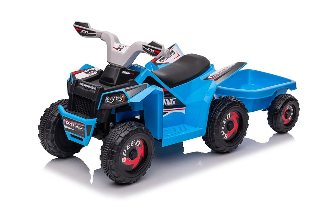 Quad Elettrico per Bambini XMX630T 12V con Rimorchio