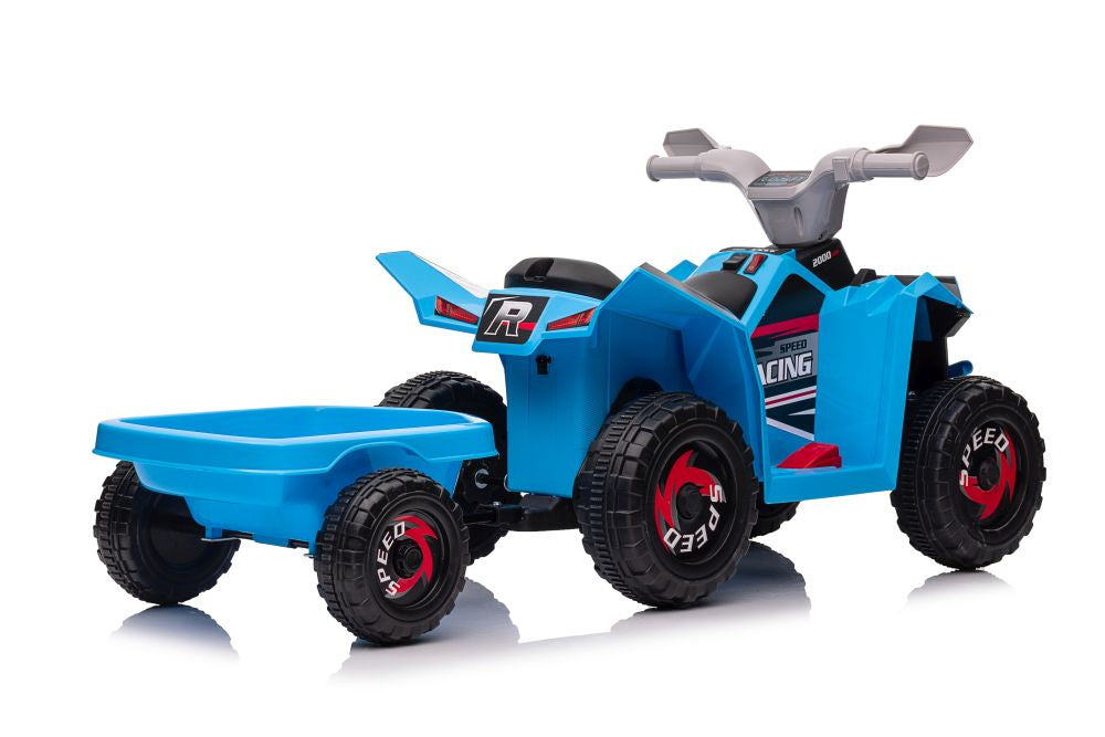 Quad Elettrico per Bambini XMX630T 12V con Rimorchio