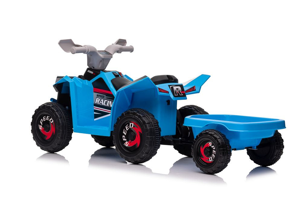 Quad Elettrico per Bambini XMX630T 12V con Rimorchio