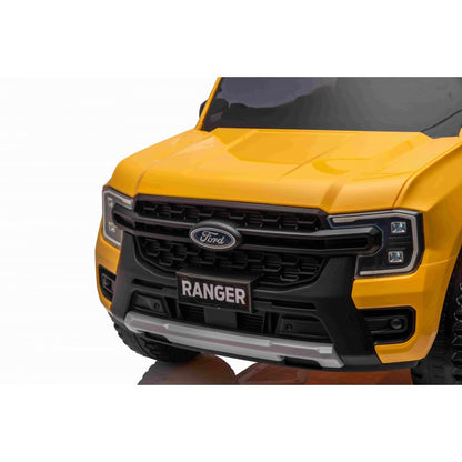 Auto Elettrica per Bambini Ford Ranger 4x4 12V con Telecomando Gialla