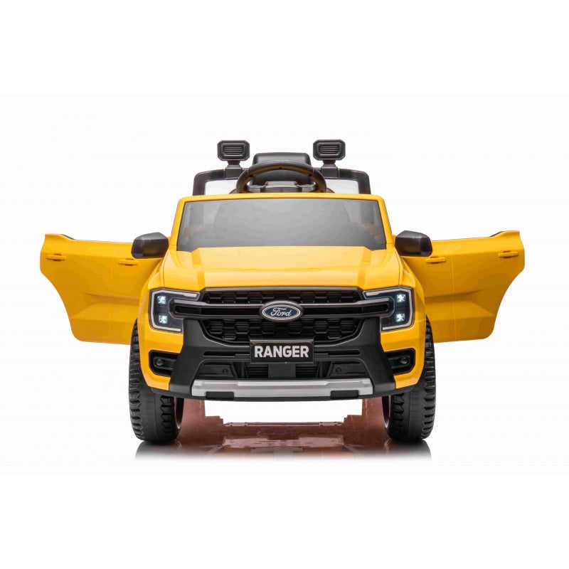 Auto Elettrica per Bambini Ford Ranger 4x4 12V con Telecomando Gialla