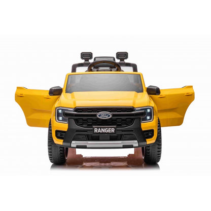 Auto Elettrica per Bambini Ford Ranger 4x4 12V con Telecomando Gialla