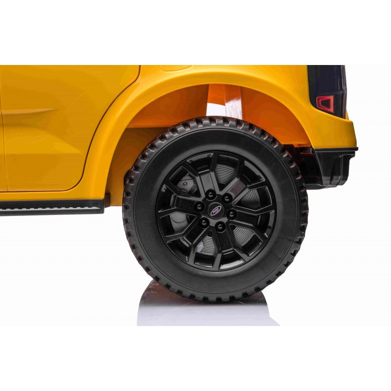 Auto Elettrica per Bambini Ford Ranger 4x4 12V con Telecomando Gialla