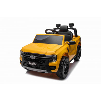 Auto Elettrica per Bambini Ford Ranger 4x4 12V con Telecomando Gialla