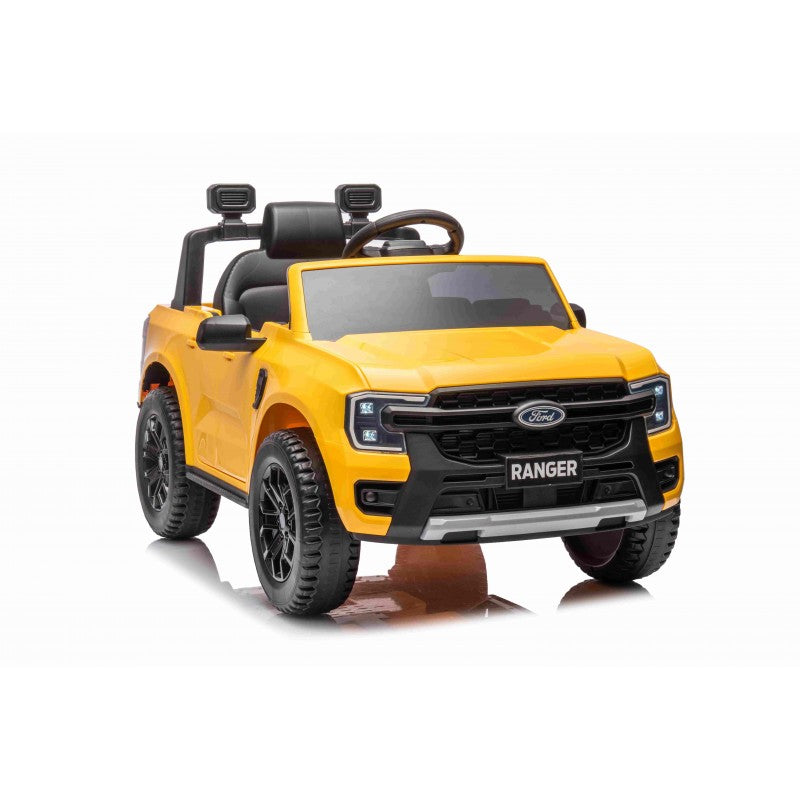 Auto Elettrica per Bambini Ford Ranger 4x4 12V con Telecomando Gialla