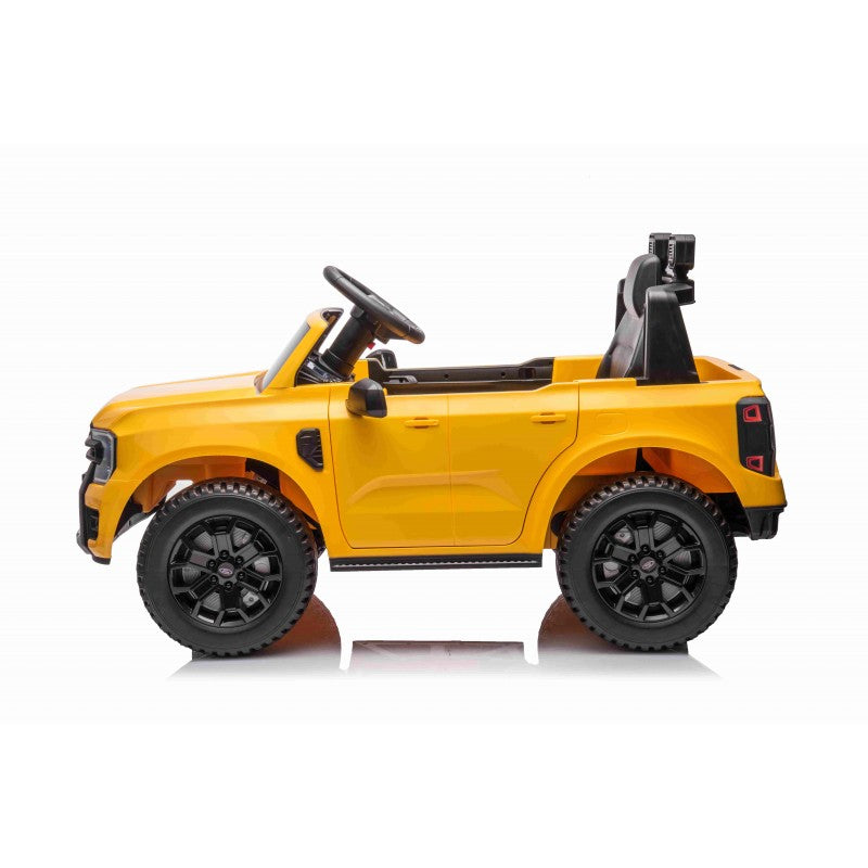 Auto Elettrica per Bambini Ford Ranger 4x4 12V con Telecomando Gialla