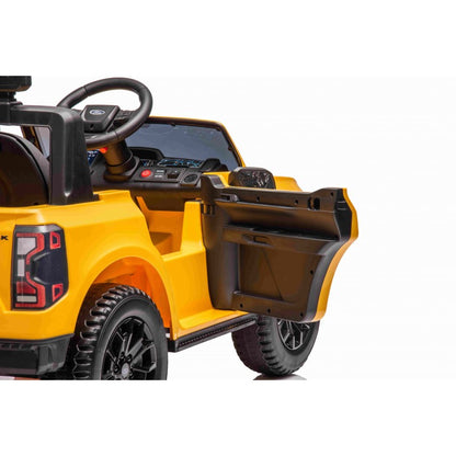 Auto Elettrica per Bambini Ford Ranger 4x4 12V con Telecomando Gialla