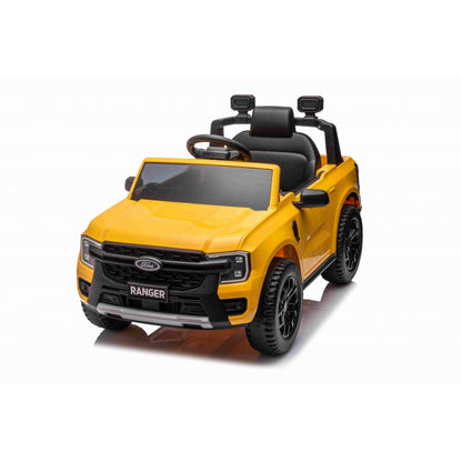 Auto Elettrica per Bambini Ford Ranger 4x4 12V con Telecomando Gialla