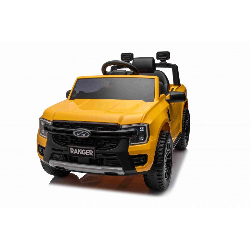 Auto Elettrica per Bambini Ford Ranger 4x4 12V con Telecomando Gialla