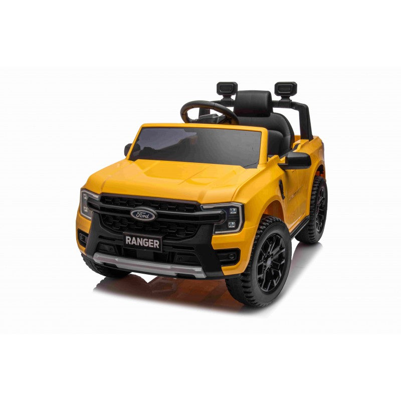 Auto Elettrica per Bambini Ford Ranger 4x4 12V con Telecomando Gialla