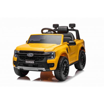 Auto Elettrica per Bambini Ford Ranger 4x4 12V con Telecomando Gialla