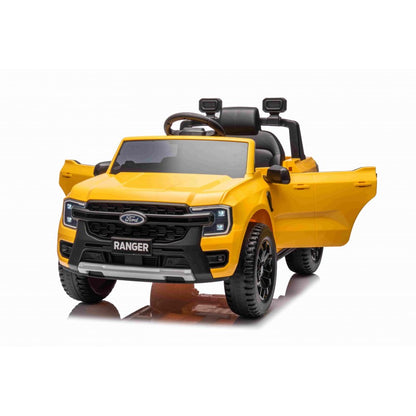 Auto Elettrica per Bambini Ford Ranger 4x4 12V con Telecomando Gialla