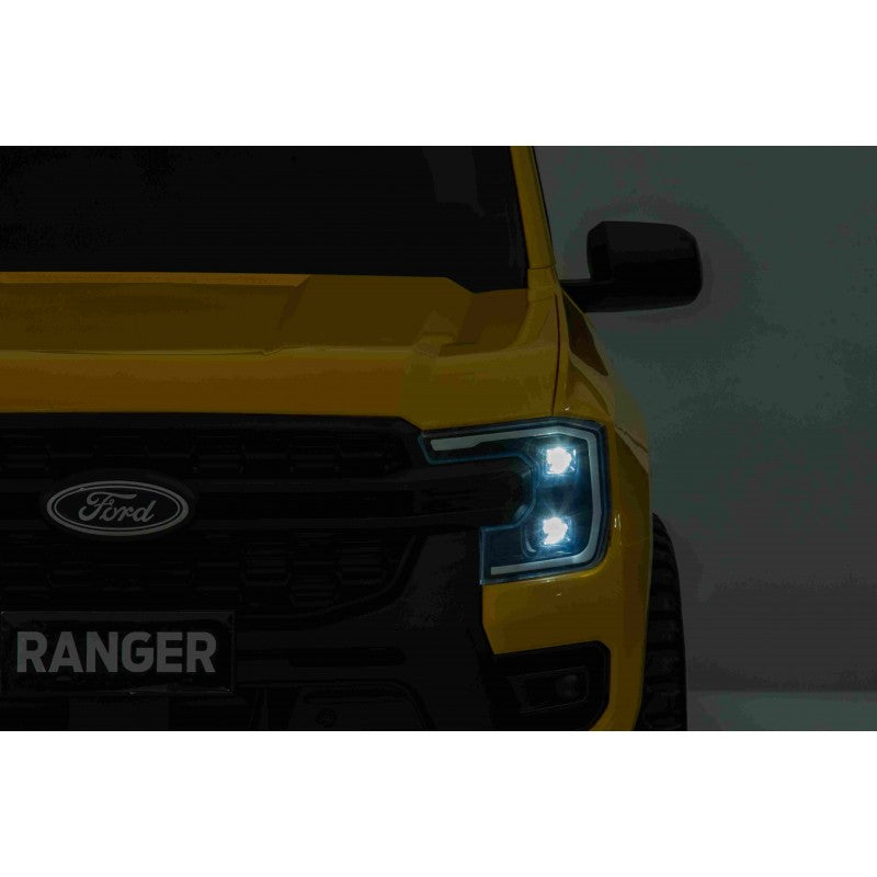 Auto Elettrica per Bambini Ford Ranger 4x4 12V con Telecomando Gialla